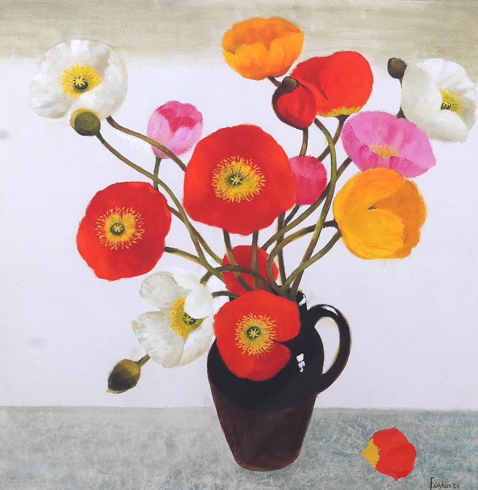 Mary Fedden OBE R.A. PPRWA, 1915-2012, 'Poppies 2006'